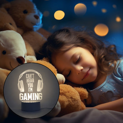 3D Acrylic LED Night Lamps – (1 Pc / Mix Design)