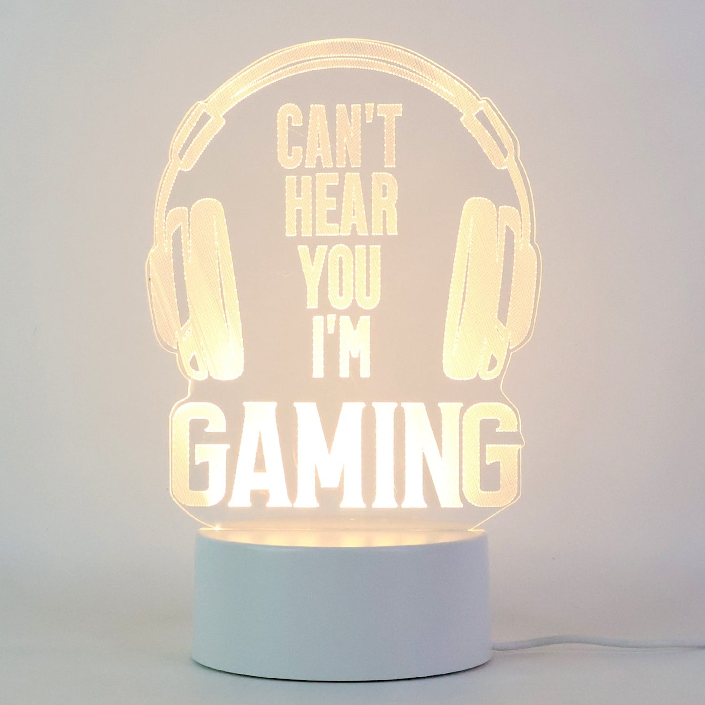 3D Acrylic LED Night Lamps – (1 Pc / Mix Design)